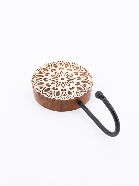 PERCHERO MANDALA MADERA