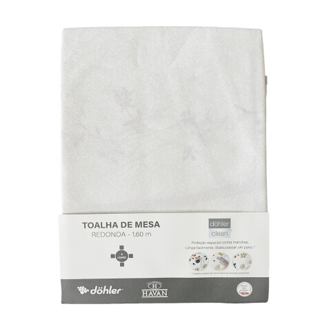 Mantel Redondo Clean Athenas Dohler 160 cm LINHO ROSA HAV 01