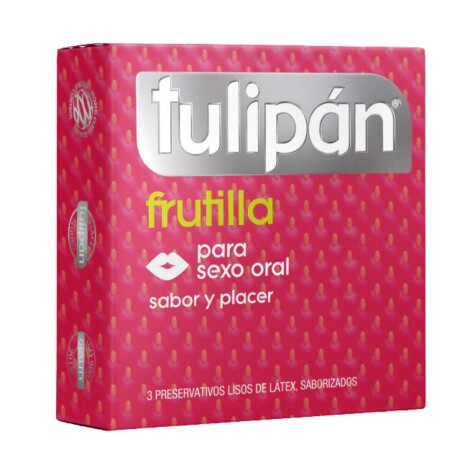 Preservativo Tulipán Con Sabor A Frutilla Preservativo Tulipán Con Sabor A Frutilla