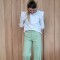 Pantalón Biarritz Verde Malva
