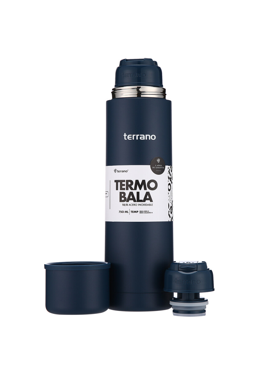 Termo Bala 750ML. - Azul Opaco 