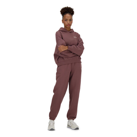 NEW BALANCE LINEAR HERITAGE BRUSHED BACK FLEECE Wine