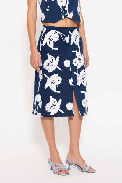 POLLERA PARIS Azul Marino