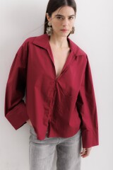 Camisa Ivana Bordeaux