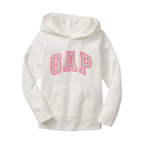 GAP LOGO HOOD NEW OFF WHITE OPT2