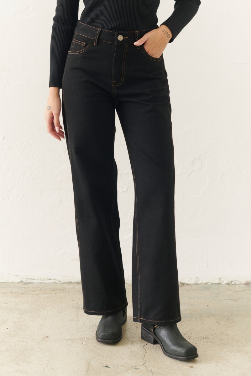 PANTALON ONDAS - NEGRO 