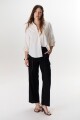PANTALON LINO LYRIO NEGRO