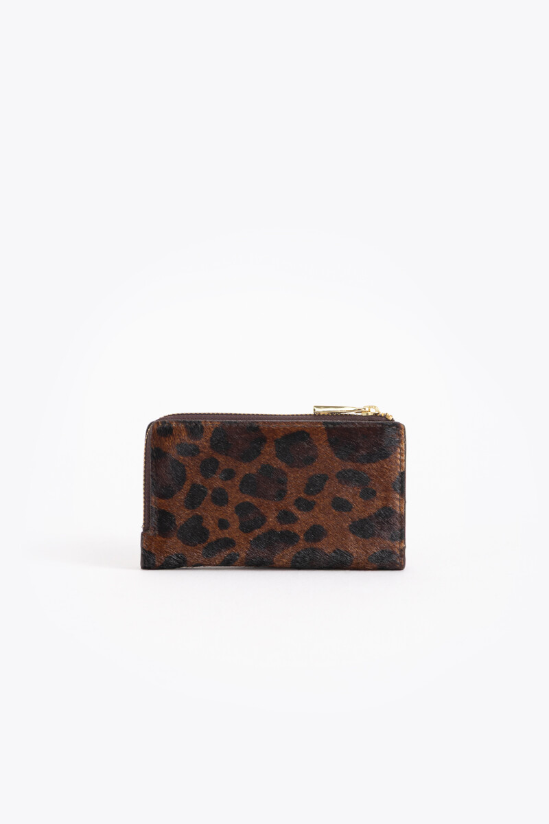 TARJETERO HONEY WILD Leopardo