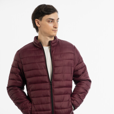 Campera Puffer Bordo