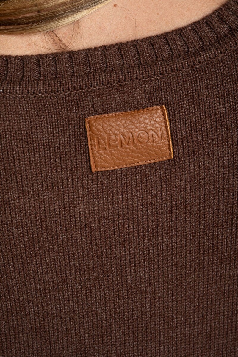 Sweater Rayado Marrón