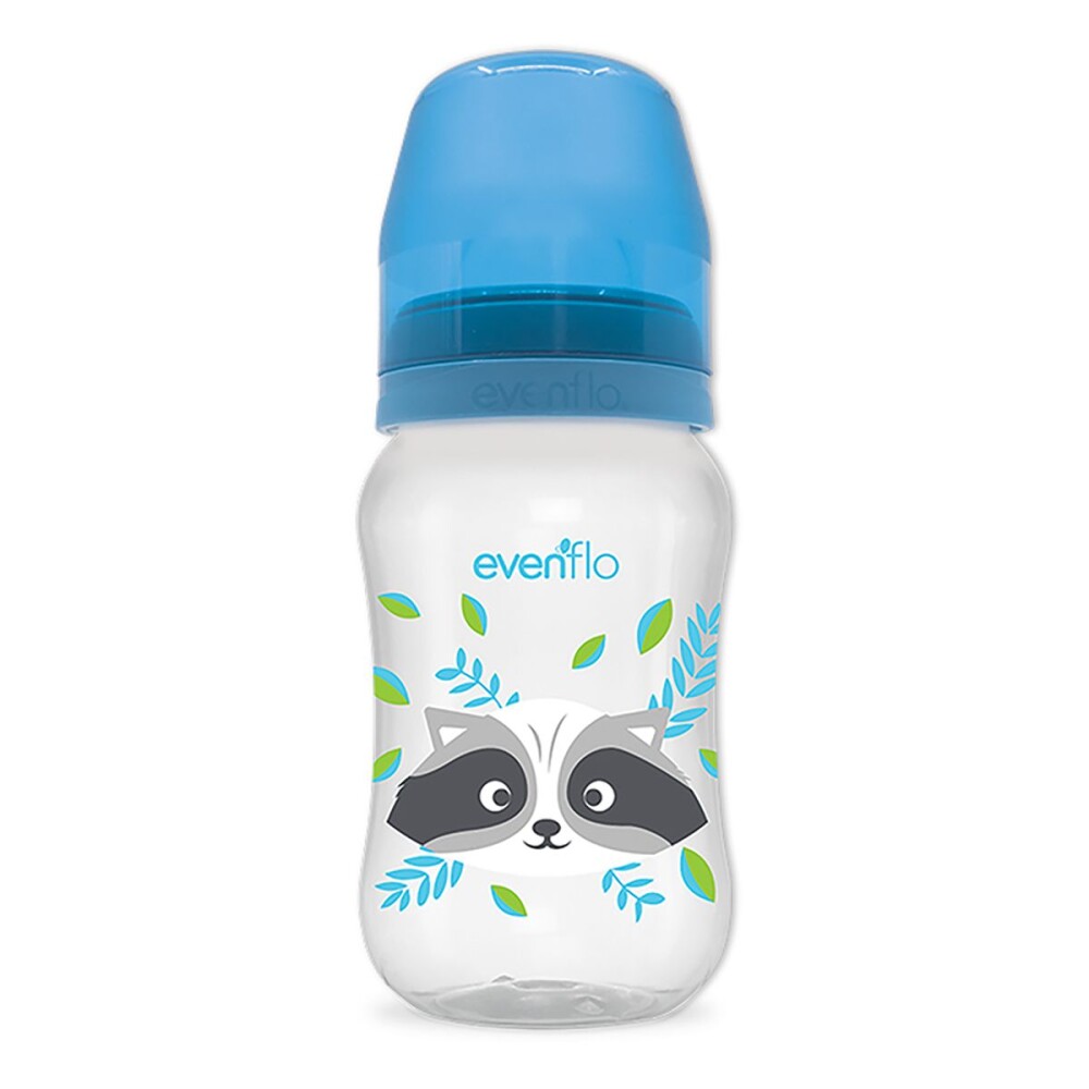 EVENFLO BIBERON FOREST 9 OZ CELESTE única