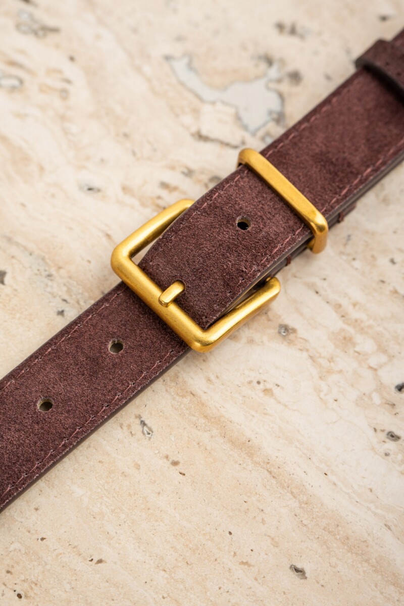 Cinto Gamuza Berenjena