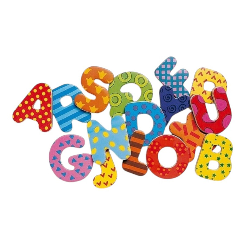 Letras Magnéticas Madera Djeco 38p Letras Magnéticas Madera Djeco 38p