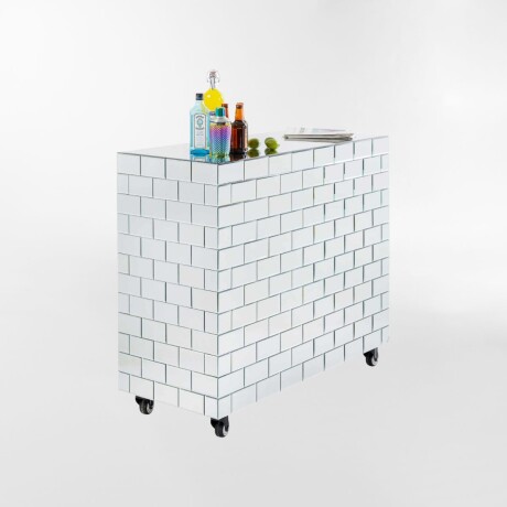 MESA DE BAR SOLEA MIRROR Plateado - -