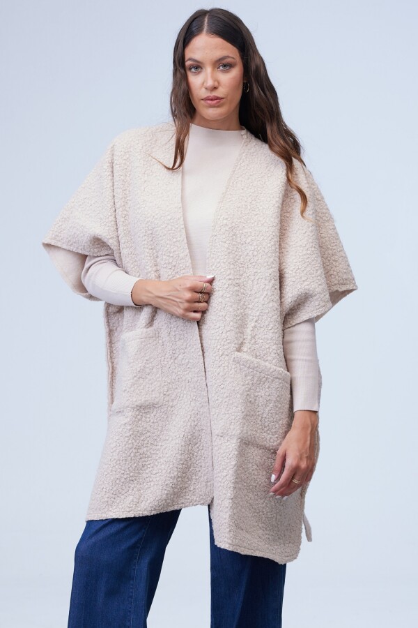 Kimono Bolsillos BEIGE