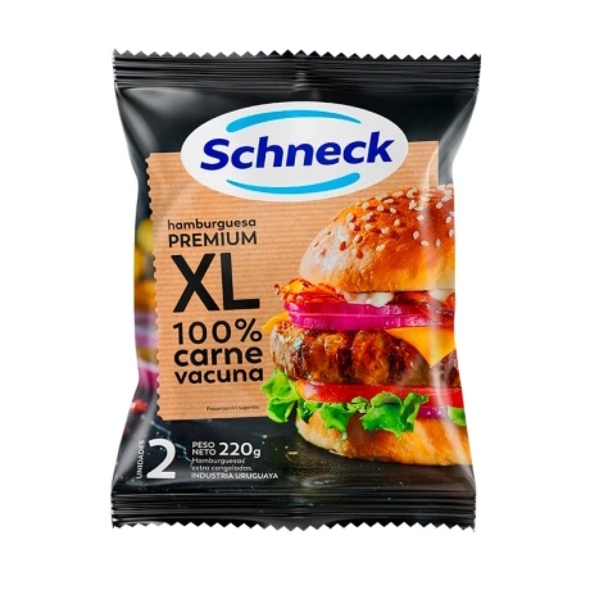 Hamburguesas Premium XL Schneck 2 Unidades 