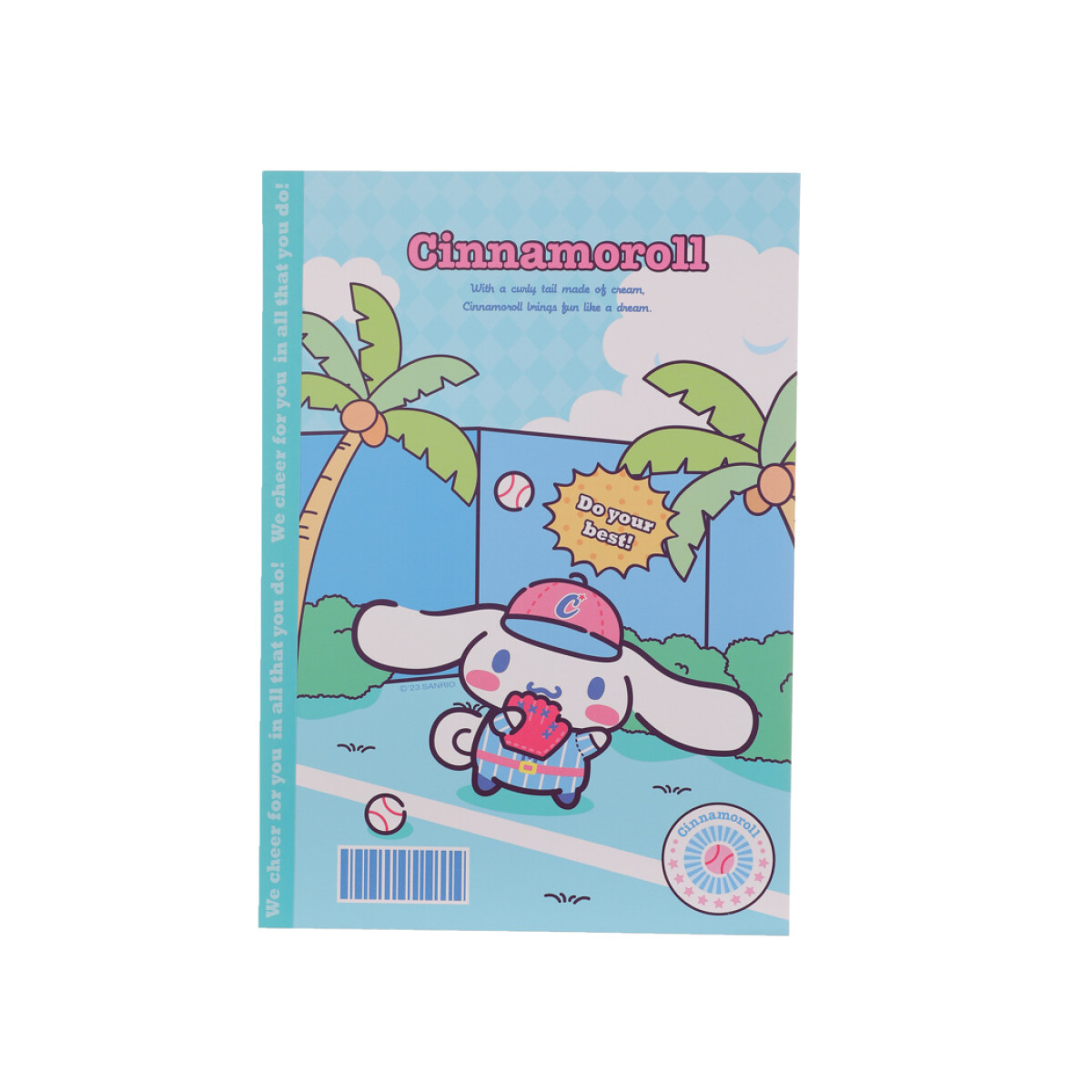 Cuaderno A5 Sanrio sports - Cinnamoroll 