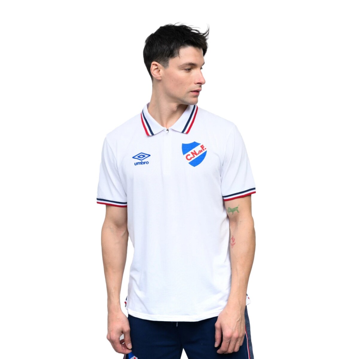 Remera de Hombre Umbro Nacional Polo Enkel - Blanco 