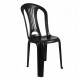 4 Silla Bistró sin apoya brazos NEGRO