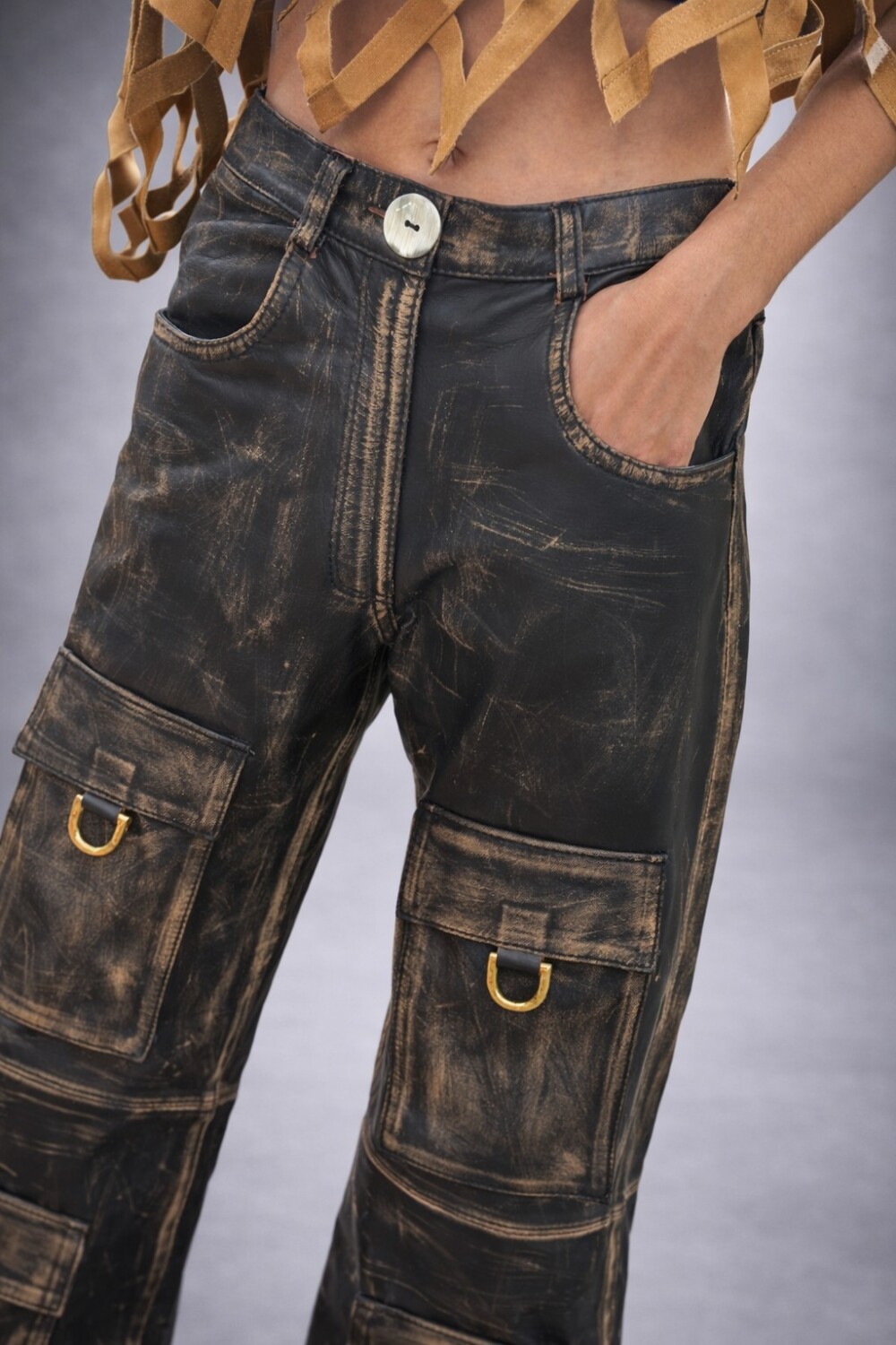 Pocket Pants Negro Vintage