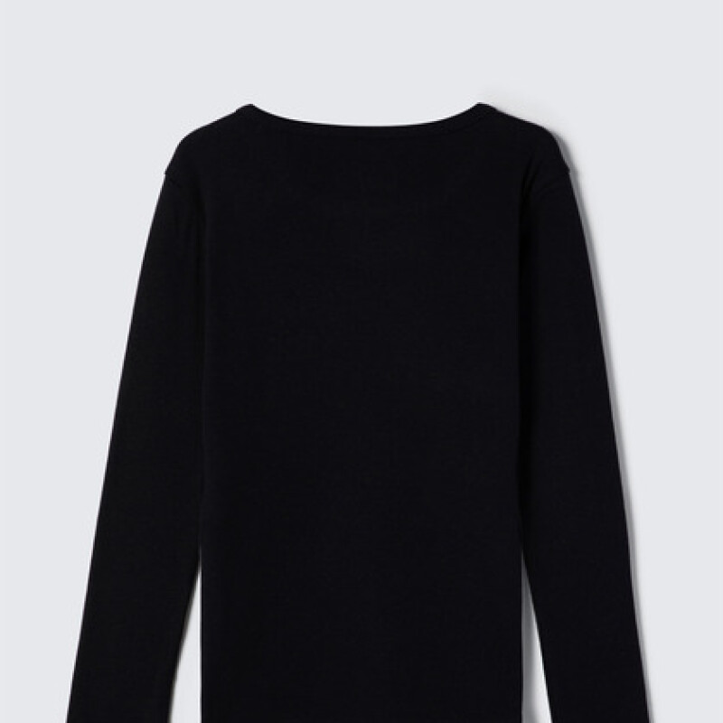 BLUSA ML FEM NEGRO