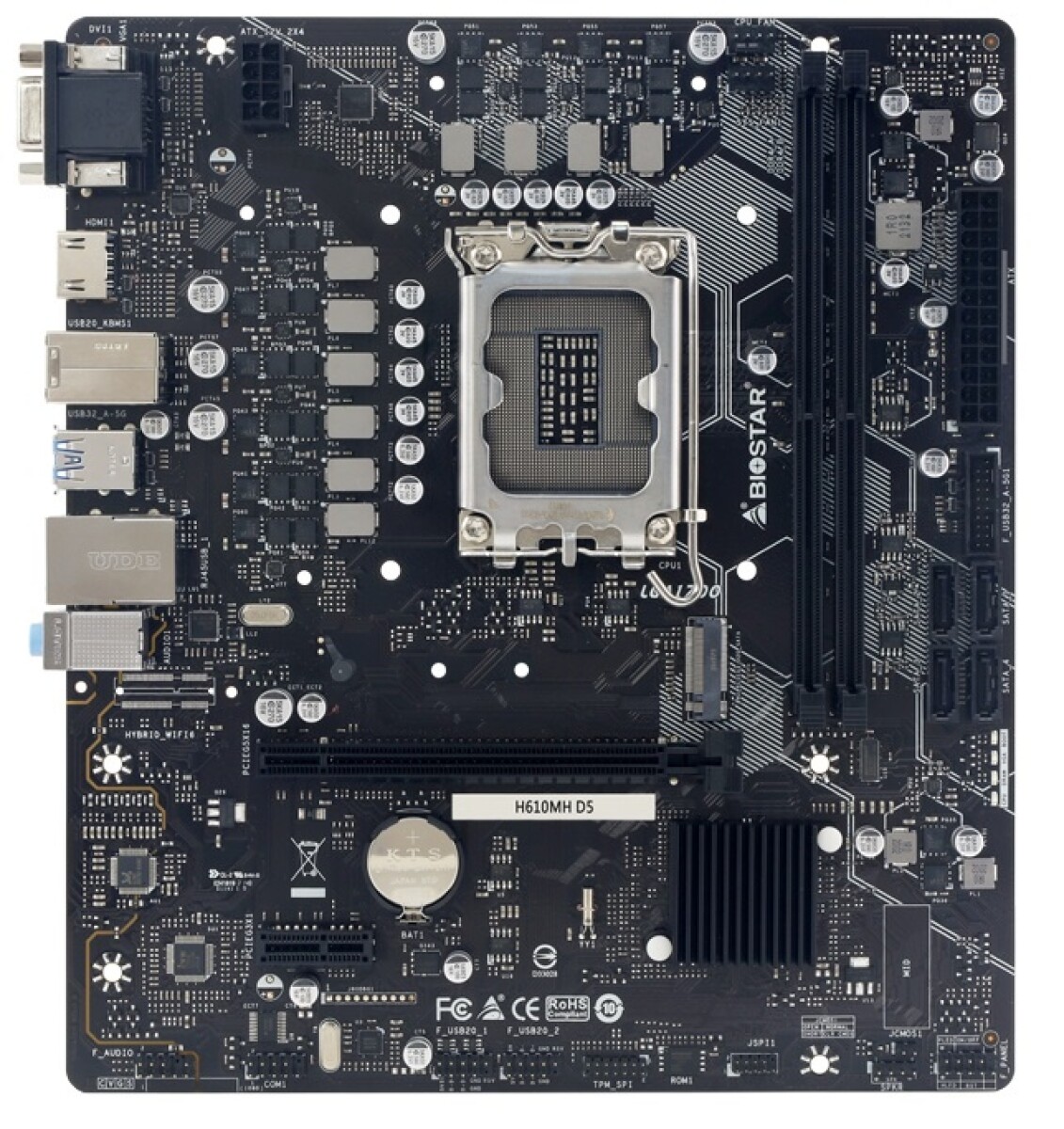 Mother Biostar H610MH Lga 1700 