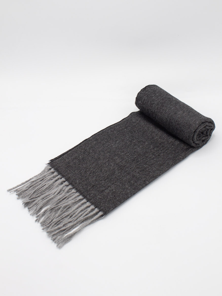 Bufanda Tejida BTF-24 - Negro 