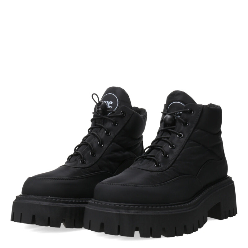 Botas de Mujer Miss Carol NANTU acordonada Negro