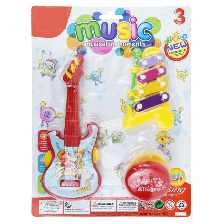 INSTRUMENTOS MUSICALES SET X3PCS INSTRUMENTOS MUSICALES SET X3PCS