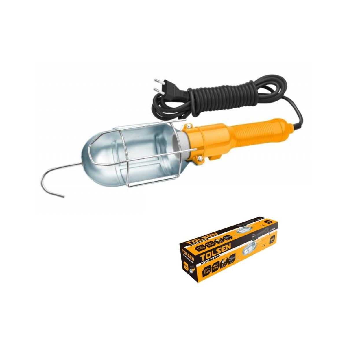 Lampara Trabajo 220-240vac 50w 10m Tolsen 