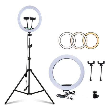 Aro de Luz Led con Trípode 33 cm Diámetro 001