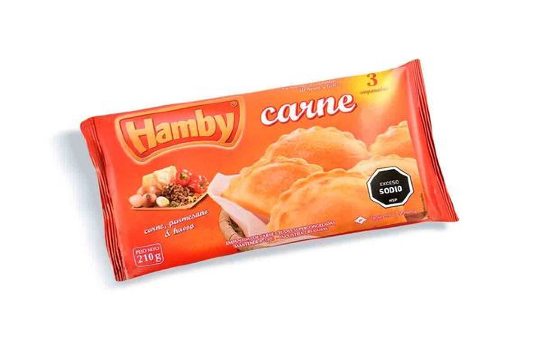 EMPANADAS DE CARNE X 3 HAMBY 