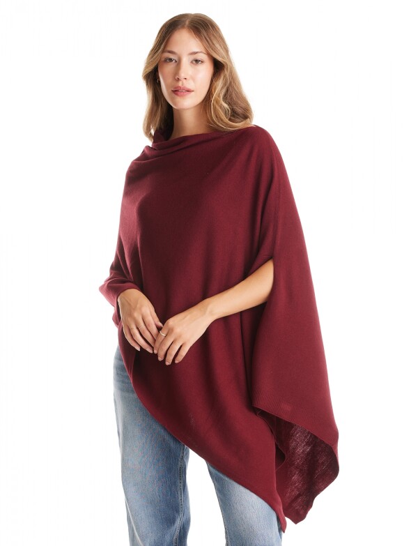 Poncho Colors BORDEAUX