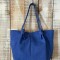 Cartera Josephine Azul Croco