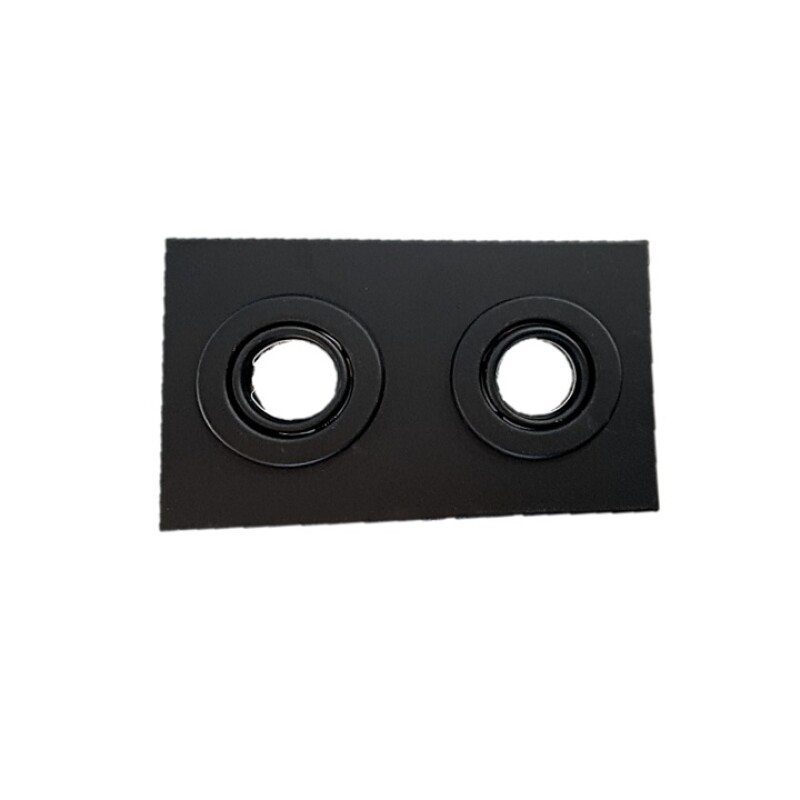 PLAFON ADO 2 LUCES ''LAGUNA'' NEGRO GU10 17X28 PLAFON ADO 2 LUCES ''LAGUNA'' NEGRO GU10 17X28