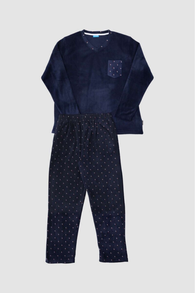 67-1828 pijama punto - Azul 