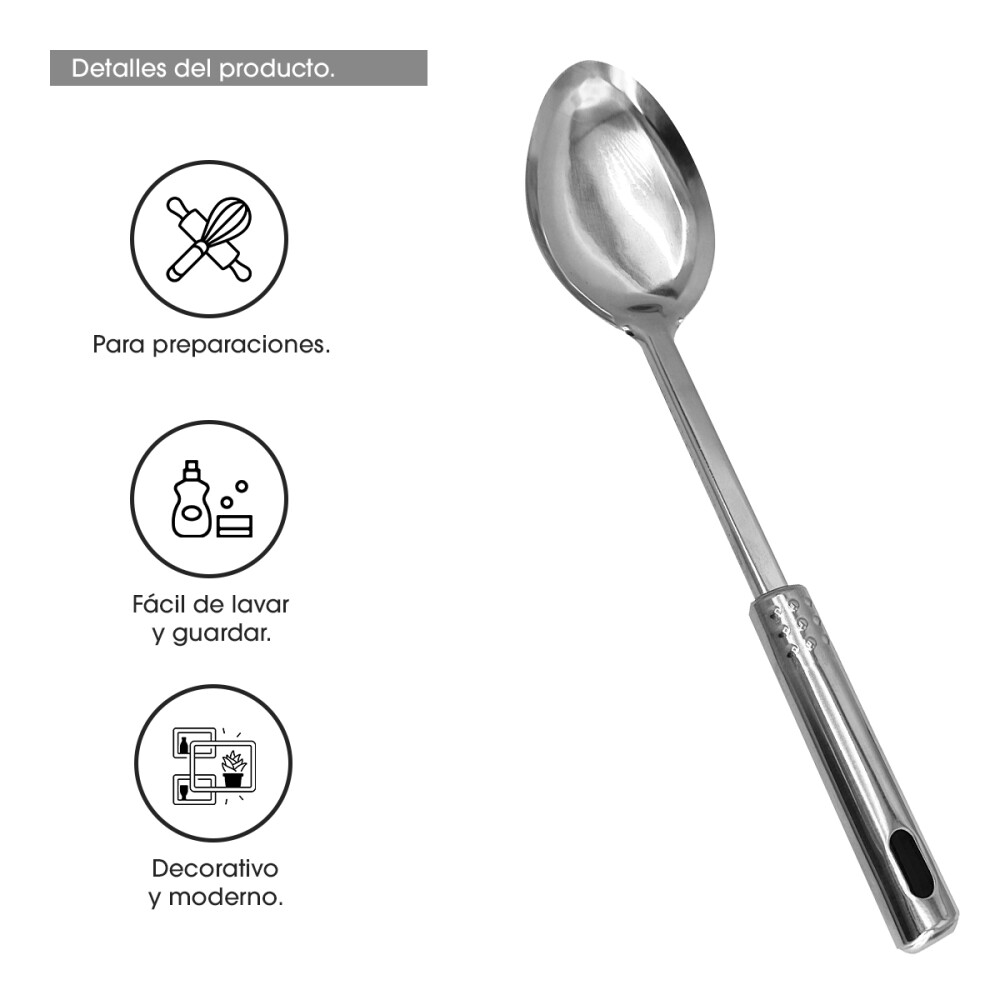 Utensilio Cocina 33cm Unidad Gastronomia Varios Modelos Cuchara para guiso