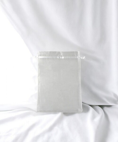 Bolsa organza 9x15 cm. BLANCO