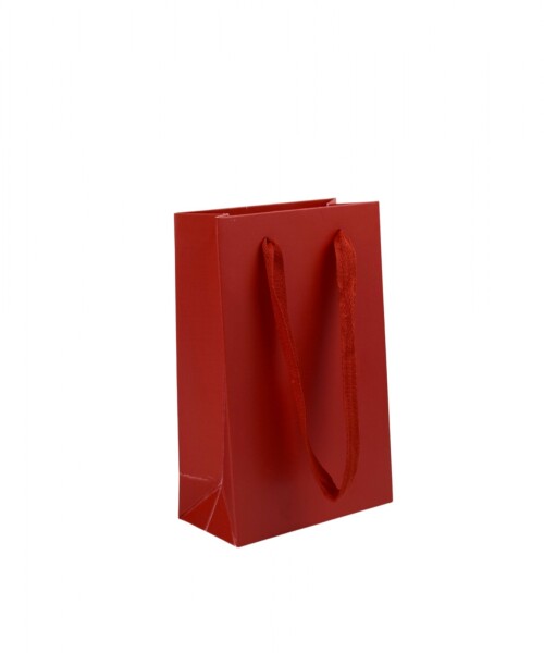 Bolsa cartulina eco colores 10x05x15 cm ROJO