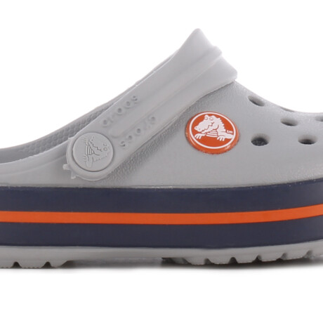 Zueco de Niños Crocs Crocband Clog Gris - Azul Marino