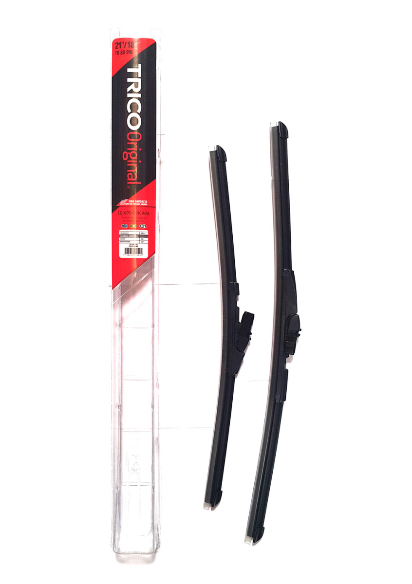 ESCOBILLA LIMPIA PARABRISA CHEVROLET KIT X2 ORIGINAL BEAM AGILE MONTANA 11/ 21/18 TRICO 