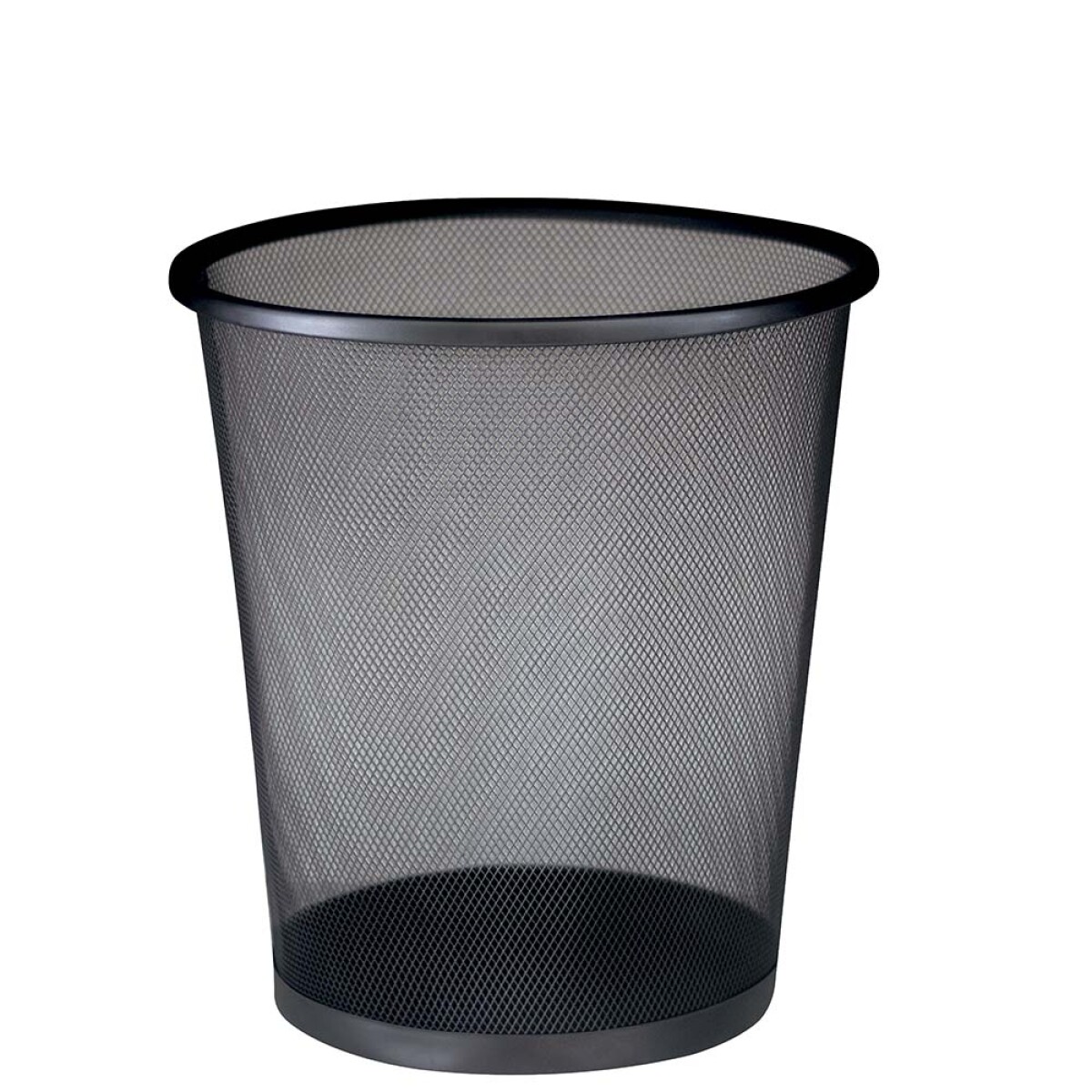 PAPELERA ACERO NEGRA 11 LTS 