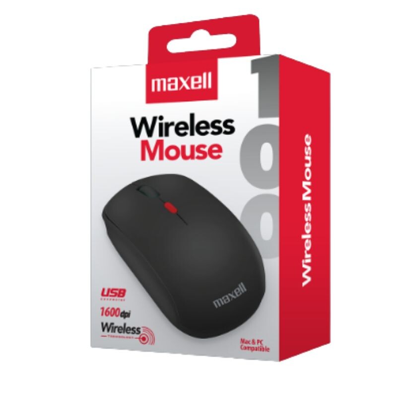 Mouse Maxell Wireless Negro Mouse Maxell Wireless Negro