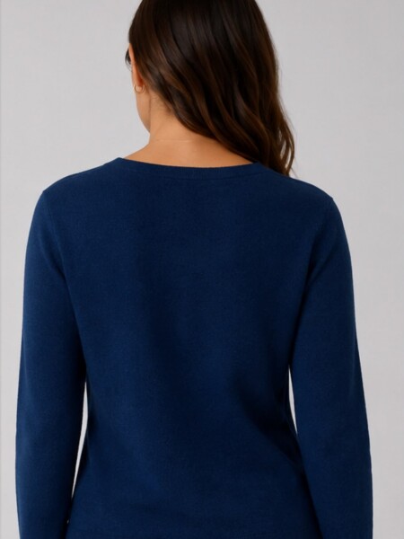 BUZO SLOWLY 8816 AZUL