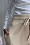 Pantalón chupín winter Crema