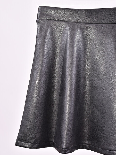 FALDA PU EMILIA NEGRO