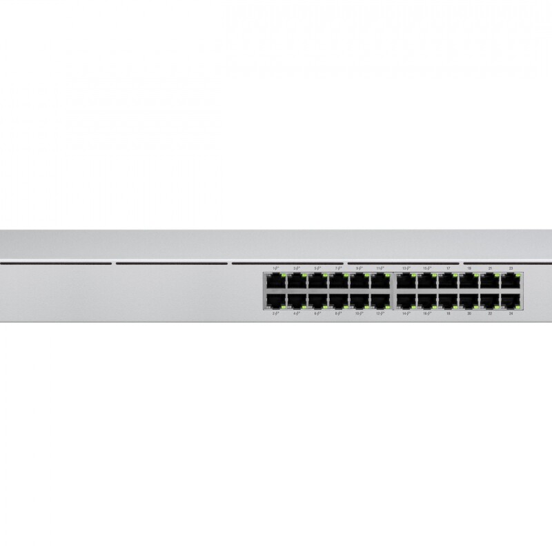 Ubiquiti UniFi Switch USW-24-POE - Conmutador - Gestionado - 24 x 10/100/1000 (16 PoE+) + 2 x Gigabit SFP - montaje en rack, sob Ubiquiti UniFi Switch USW-24-POE - Conmutador - Gestionado - 24 x 10/100/1000 (16 PoE+) + 2 x Gigabit SFP - montaje en rack, sob