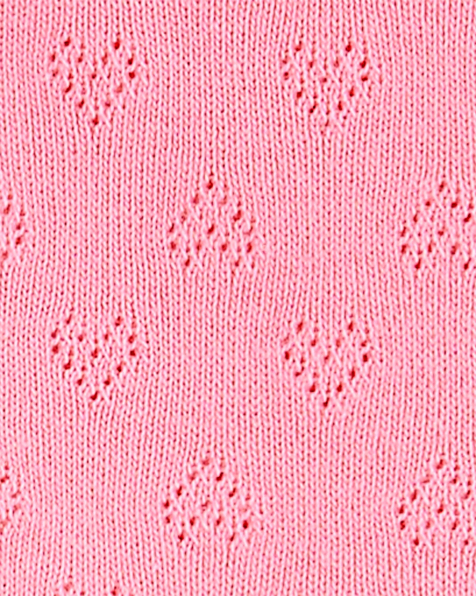 Set tres piezas de algodón calado, short, musculosa y vincha Sin color