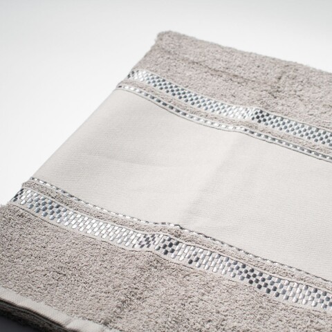 TOALLA DE ROSTRO 45X80 GRIS