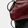 Monedero Katy En Cuero Liso Bordeaux